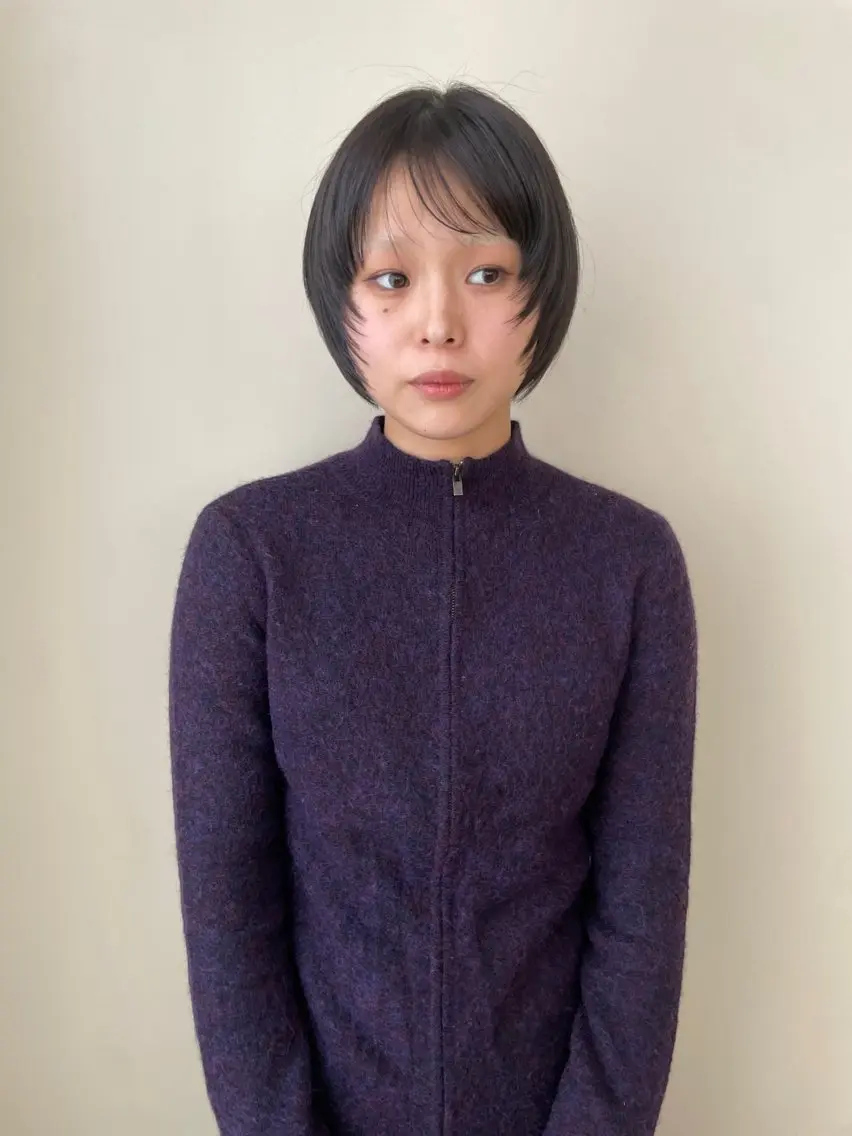 オーダー人気上昇中/ショートレイヤーカットモデルの写真