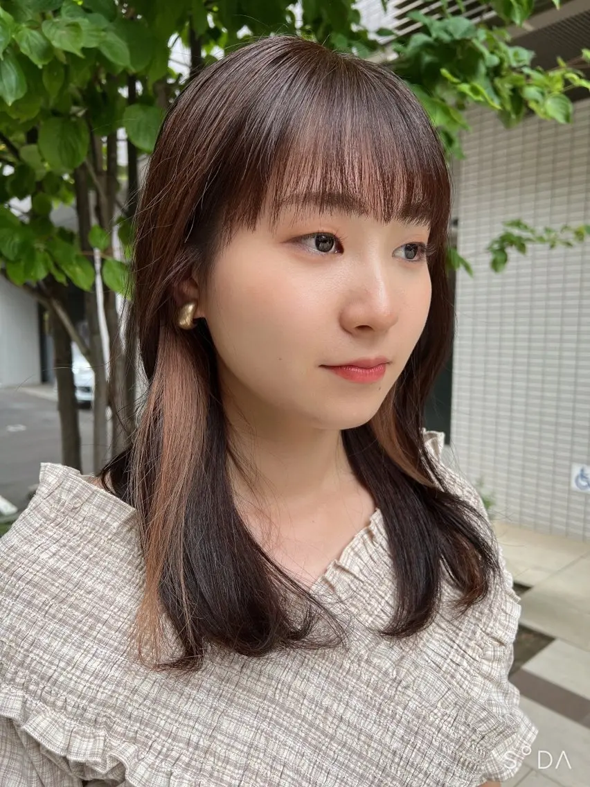 ミディアム カラー ベージュカラー ブリーチ ケアブリーチ イヤリングカラー 💎透明感カラー特化 💎TAISEIのヘアスタイル