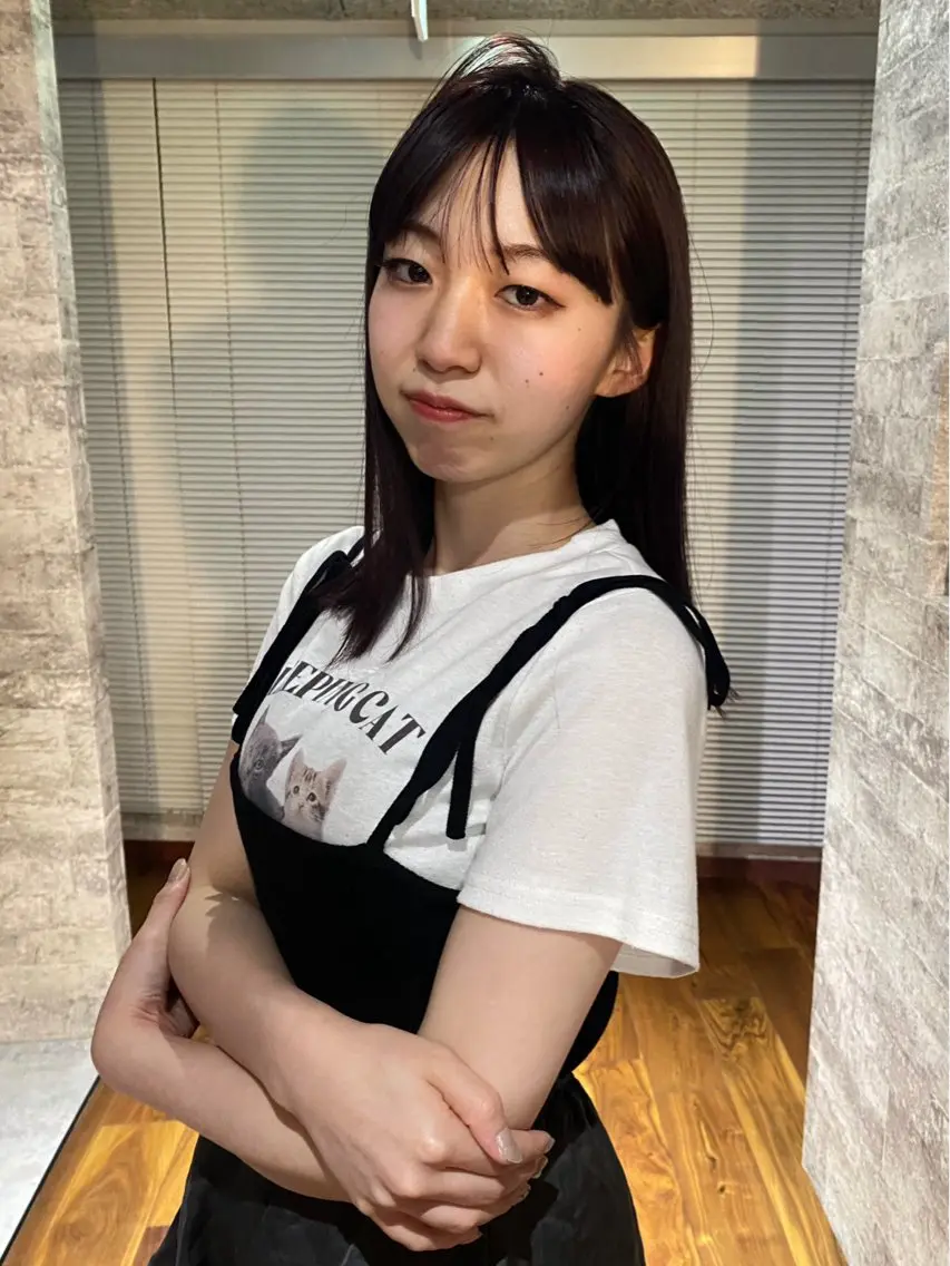 ミディアム カラー 似合わせカット カット ヘアカラー トリートメント mai / linoah˚✧のヘアスタイル