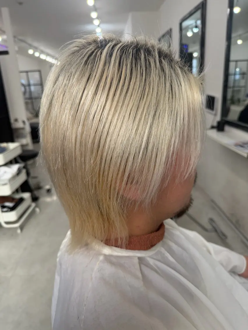 ショート レイヤーカット G.O.A.T🐣 渡邊晴希のヘアスタイル