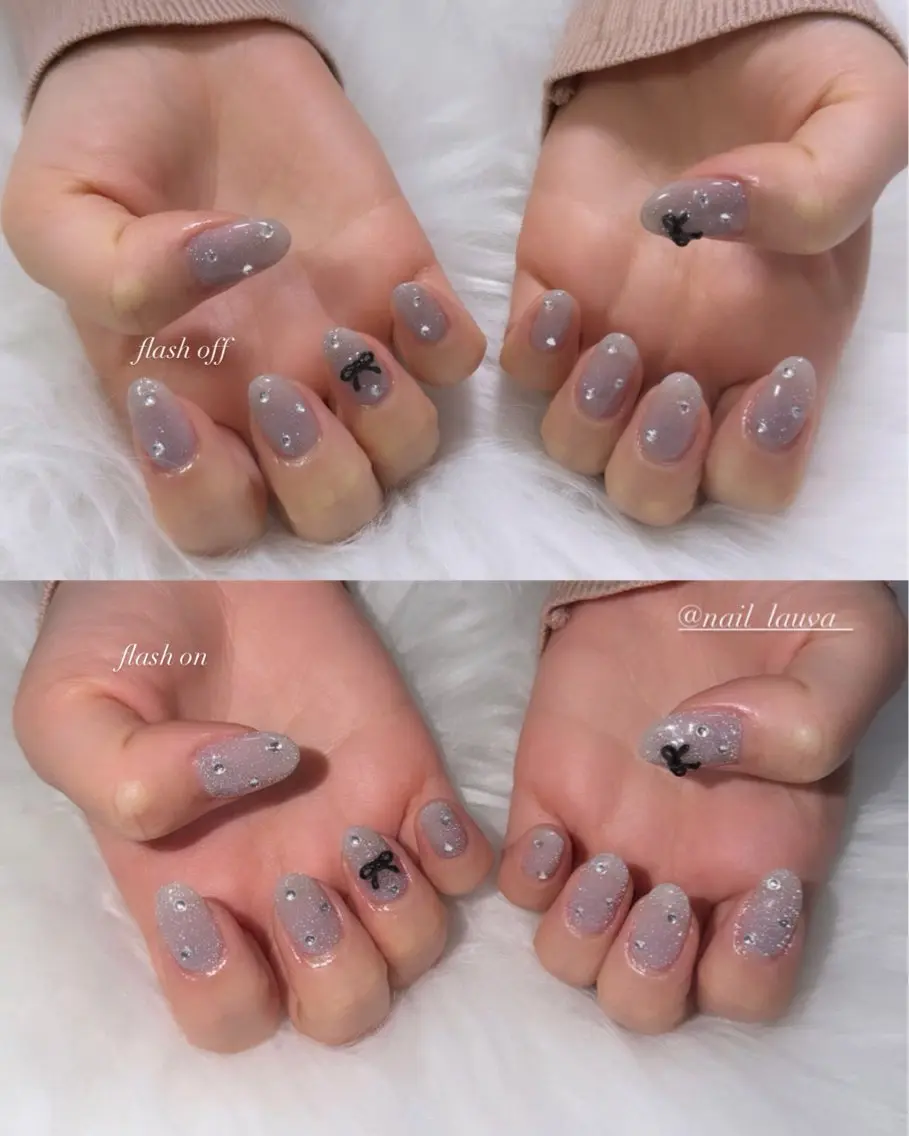 ネイル フラッシュネイル ハンドネイル nailsalon lauva/京都伏見のネイルデザイン