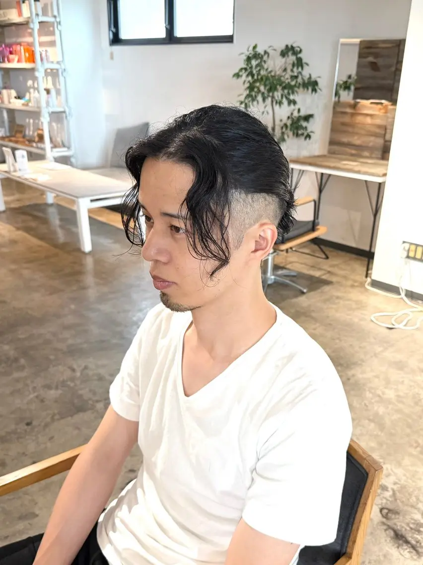 メンズ マンバンヘア メンズパーマ カット 骨格補正施術/メンズ 専門美容師/YUYAのヘアスタイル
