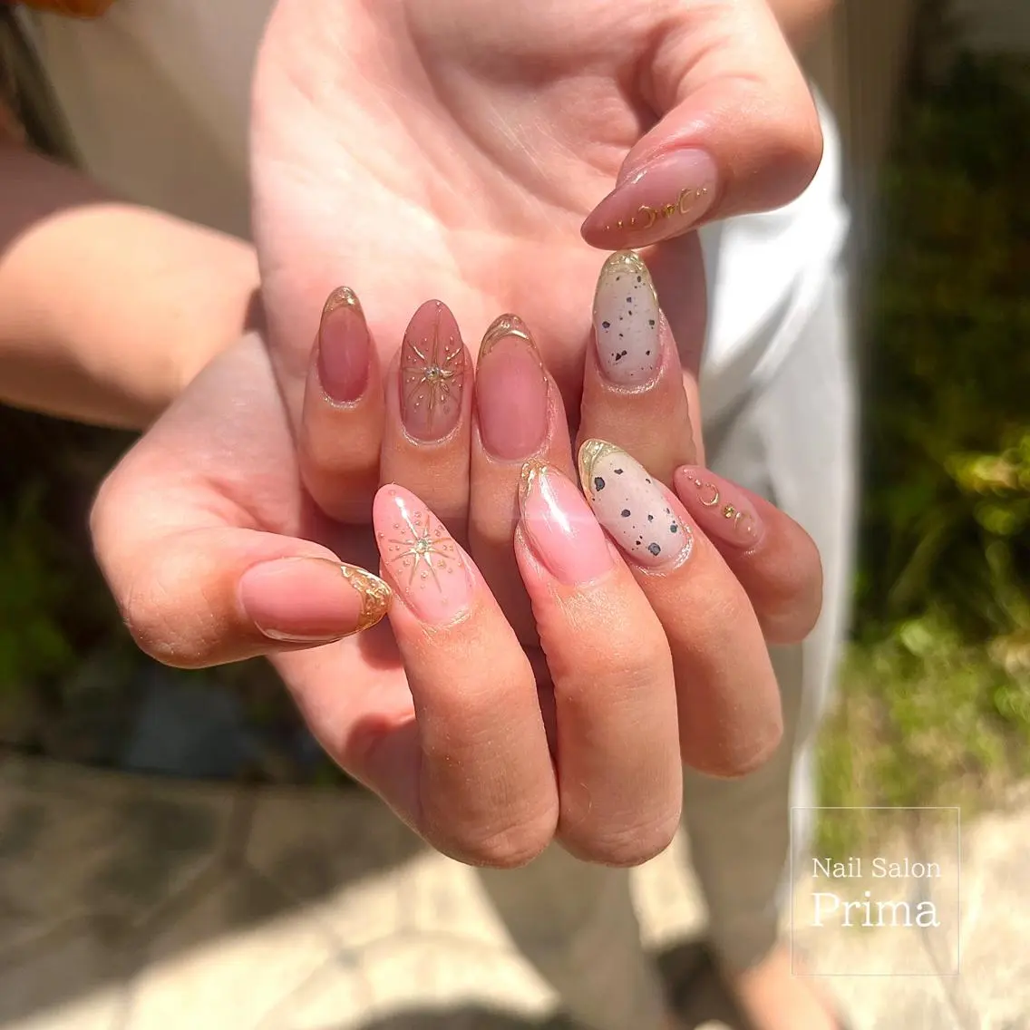 セミロング ネイル SalonPrima 西院Nail&Eyeのネイルデザイン