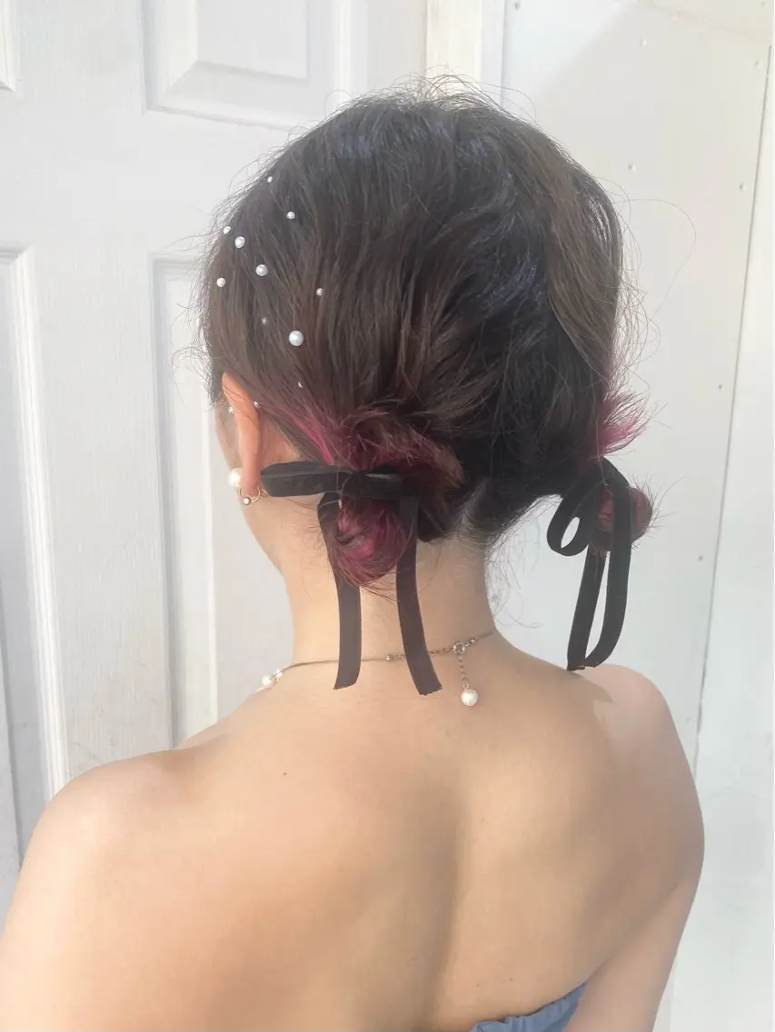 ヘアアレンジ ヘアセット uros.中目黒 moekaのヘアスタイル