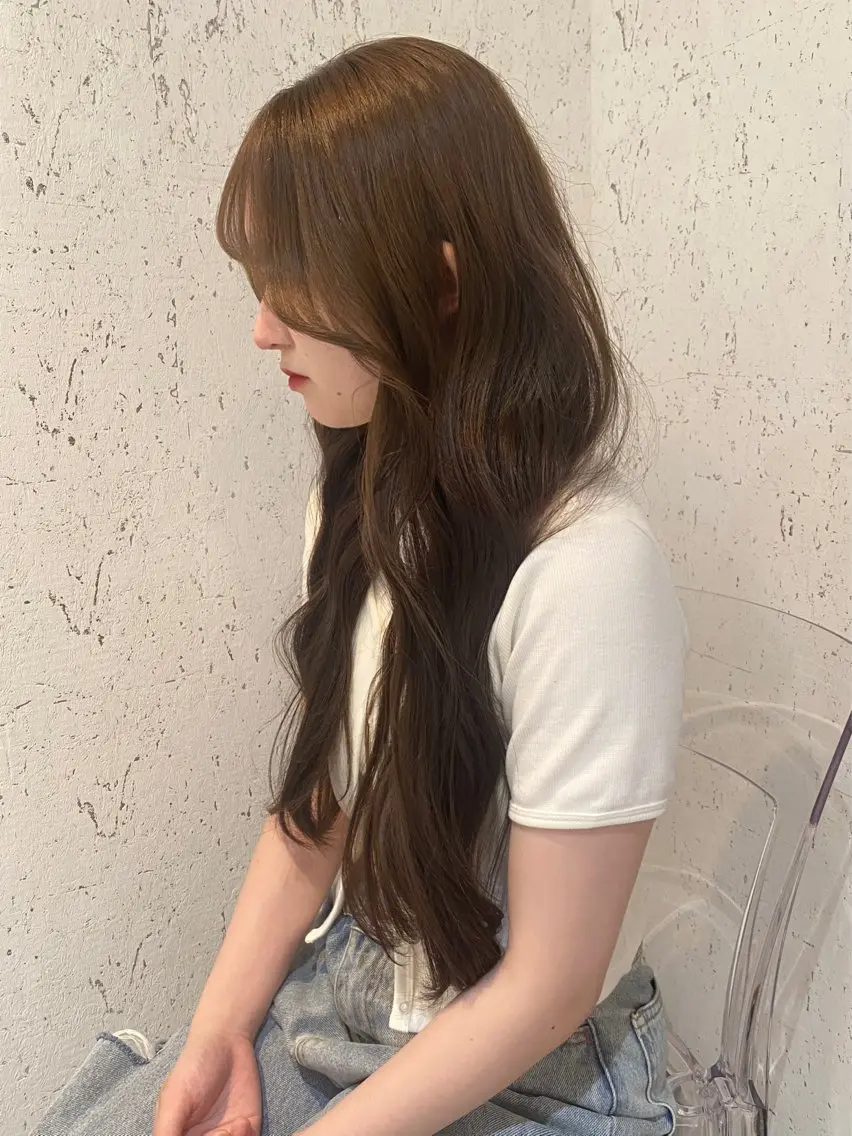 ロング カラー カット ヘアカラー トリートメント mai / linoah˚✧のヘアスタイル