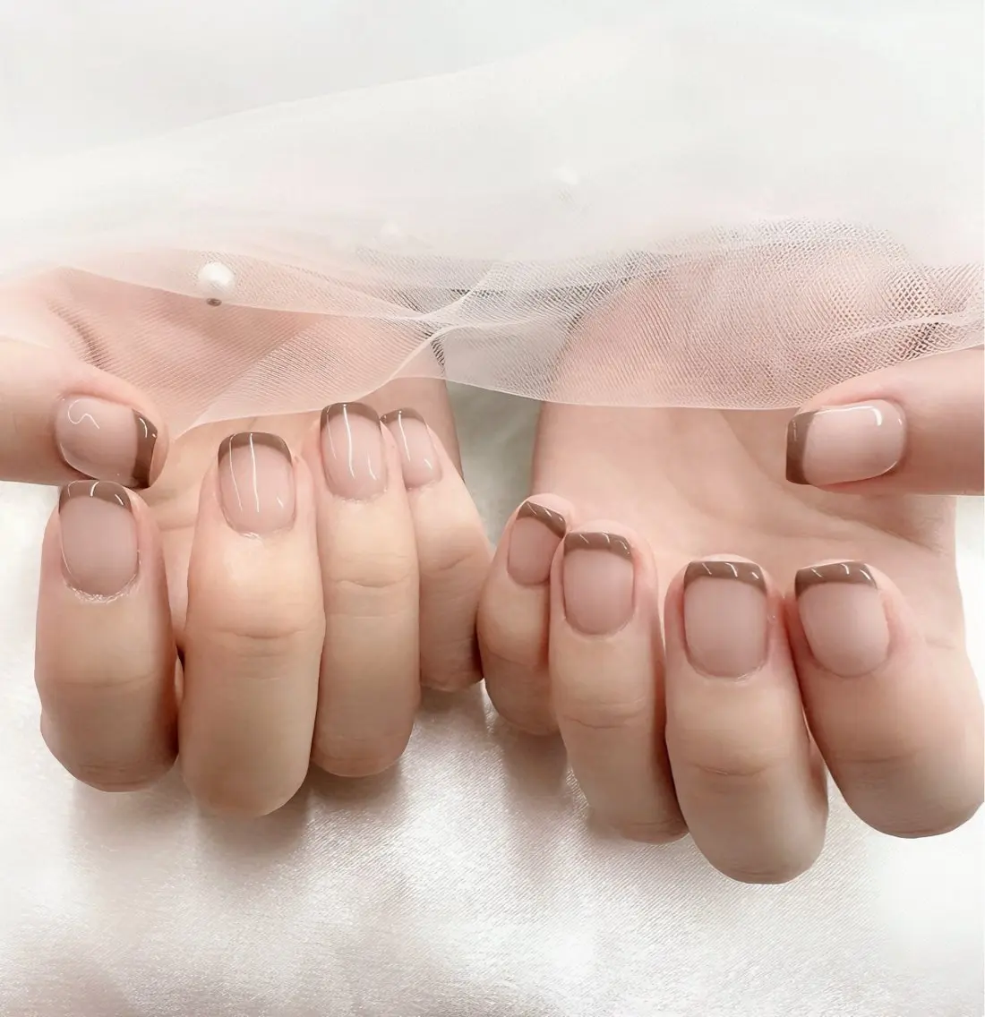 ネイル フレンチネイル Pawtique nail salonのネイルデザイン