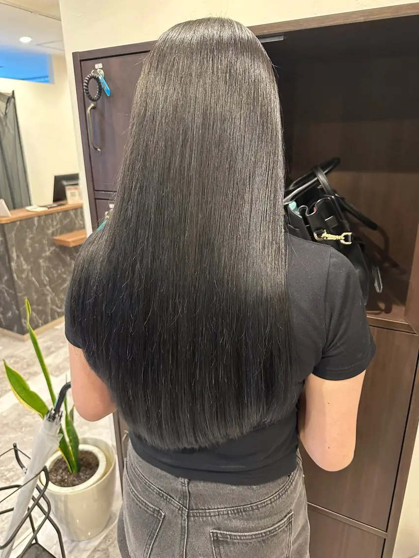 ロング カラー パーマ カット ヘアカラー トリートメント 髪質改善特化【荻窪】 RYOTOのヘアスタイル
