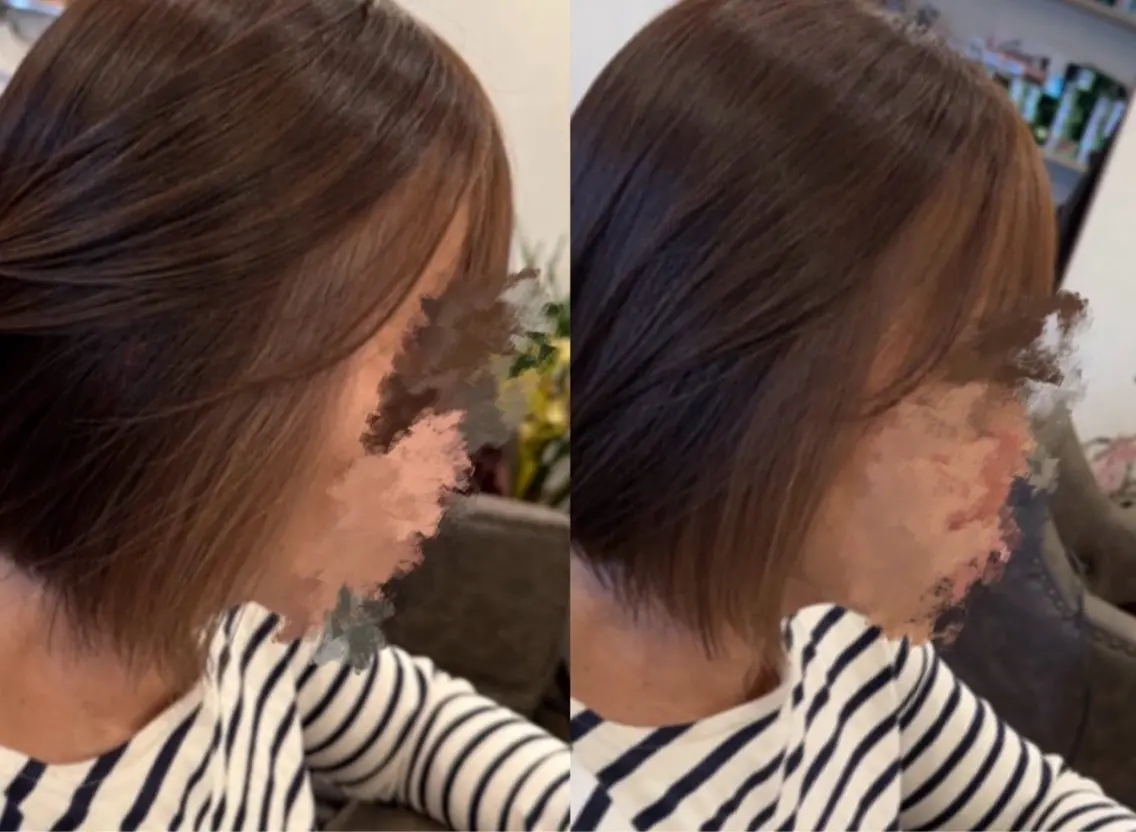 カラー 森川 美保のヘアスタイル