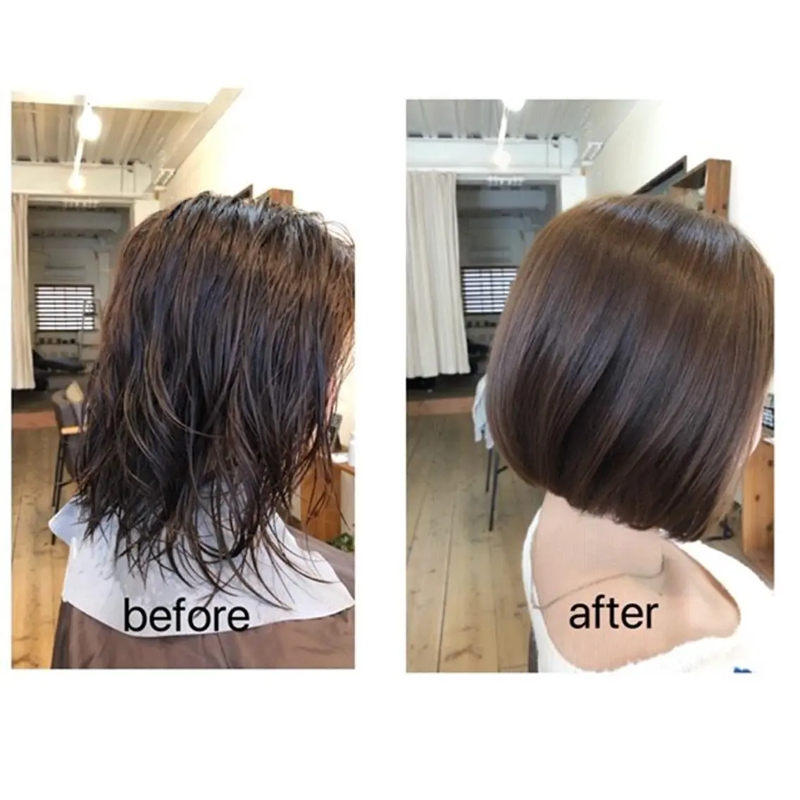ミディアム トリートメント nest  のヘアスタイル