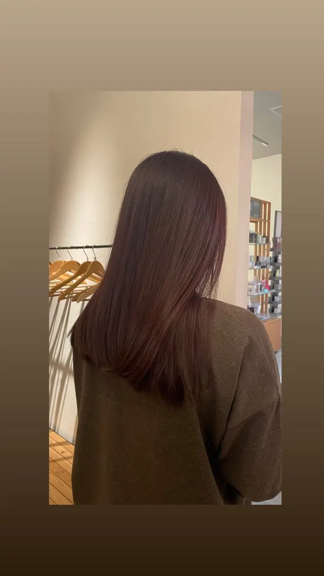 カット+透明感カラー🌿の写真