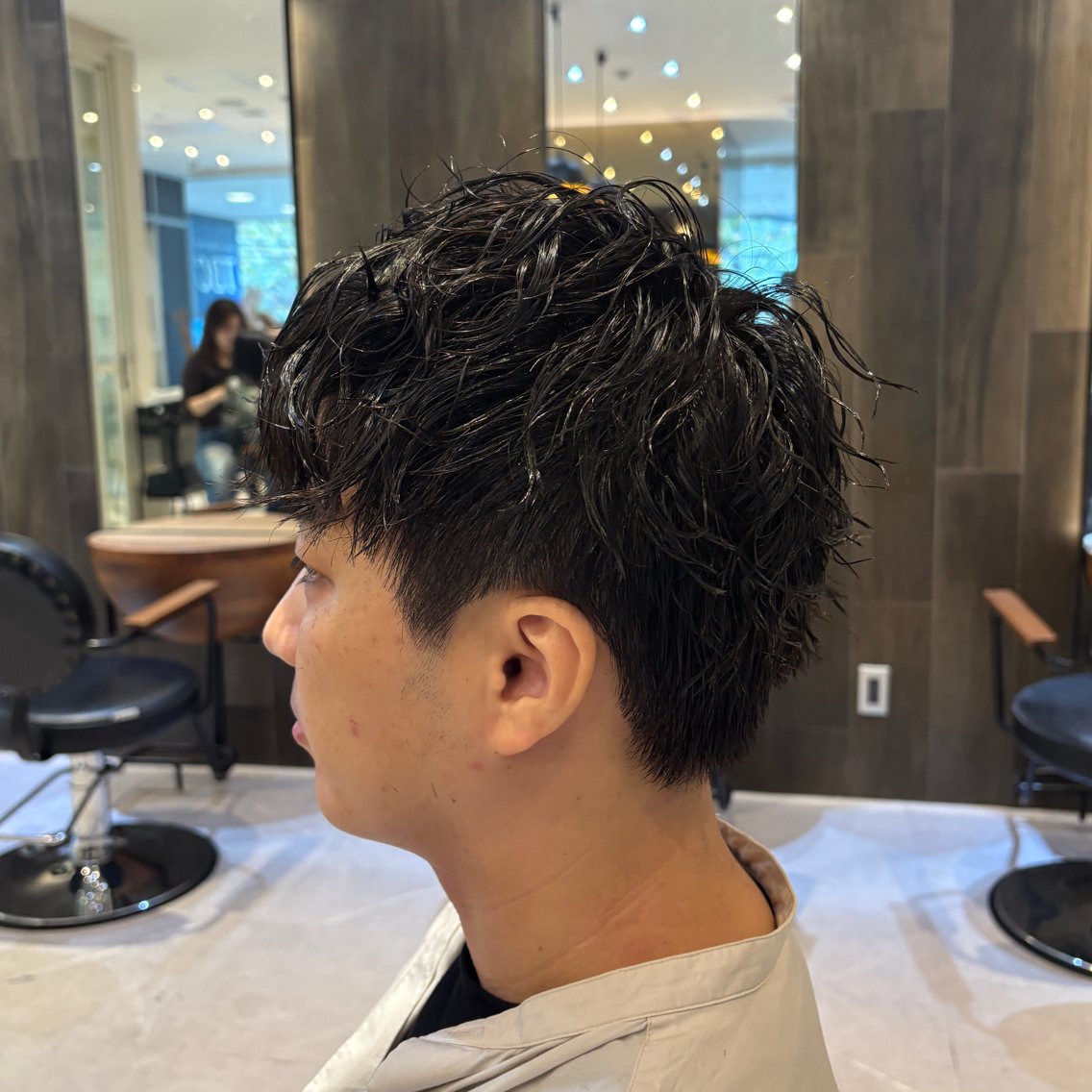 パーマ メンズ メンズパーマ スパイラルパーマ カット パーマ 最安値メニュー✨️ sayuri🍓のヘアスタイル