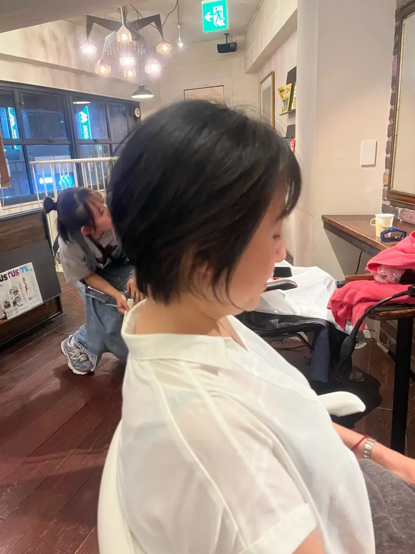 ショート 井上 奈菜のヘアスタイル