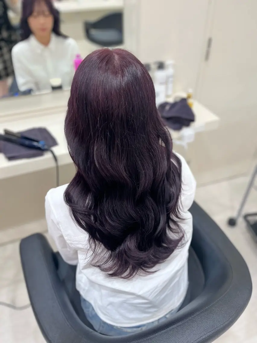 カラー ヘアカラー トリートメント ベージュ・ラベンダー カラー🎀りりのヘアスタイル