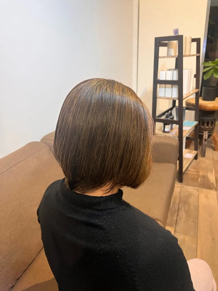 ショート ショートボブ ボブ ショートヘア カット 臺 佳連のヘアスタイル