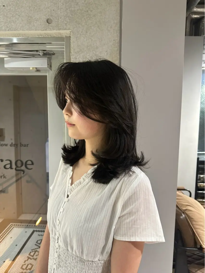 カラー ツヤ透明感カラー🦋 💜RIOのヘアスタイル