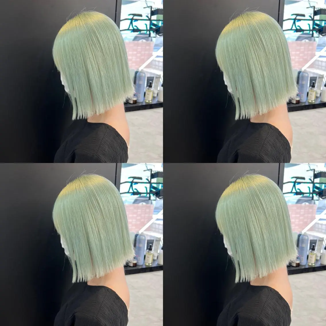💫【ブリーチメニュー】💫カット➕全体ブリーチ➕艶カラー➕オージュア4トリートメントの写真