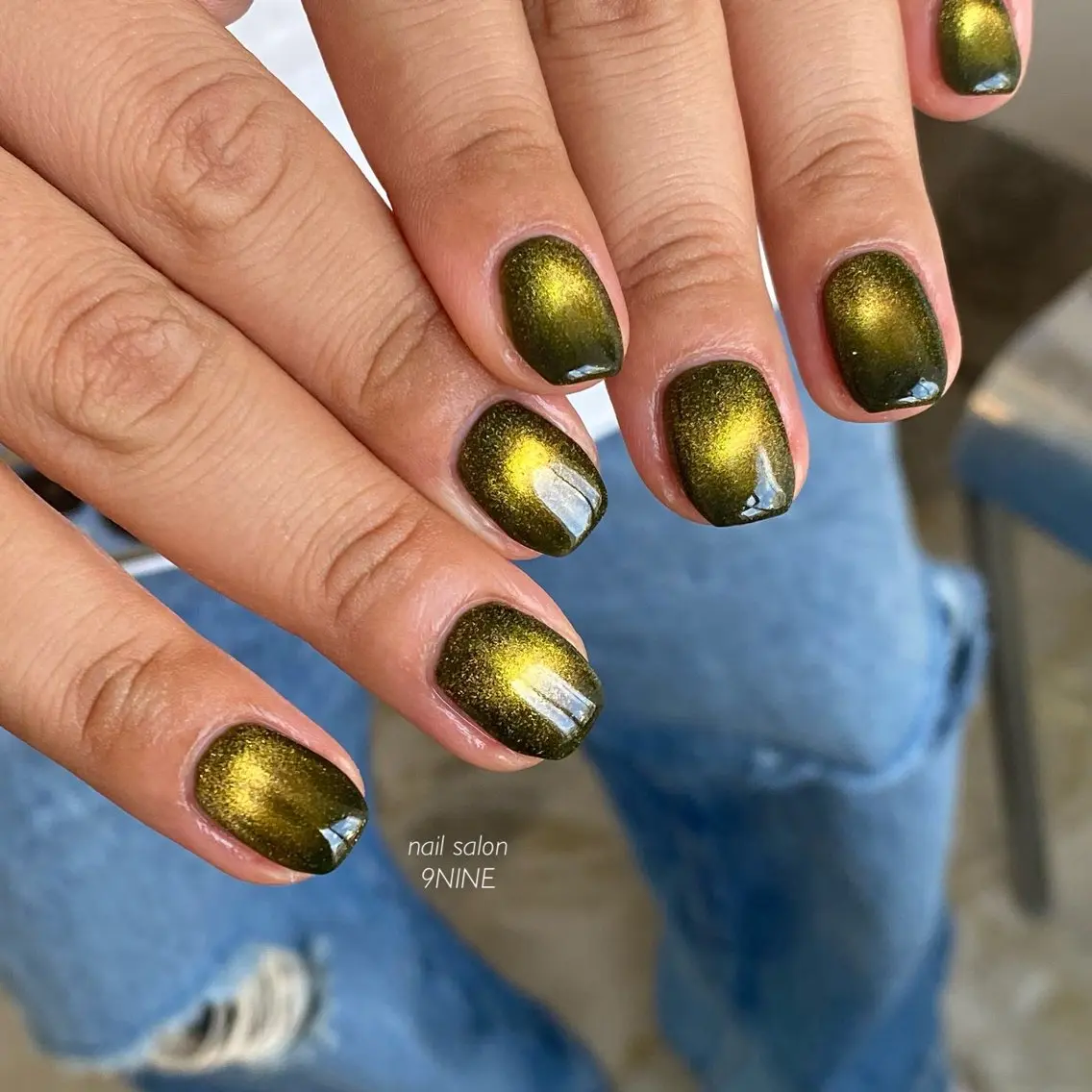ネイル マグネットネイル ハンドネイル nail salon 9NINEのネイルデザイン