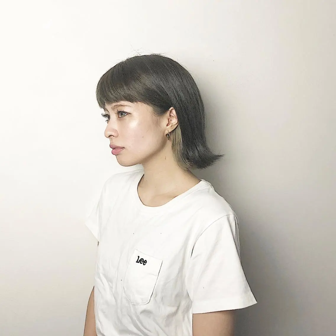 ショート カラー カラーモデル募集中 美容室ハピスのヘアスタイル