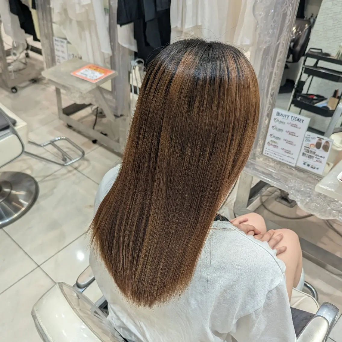 パーマ ロング 髪質改善 カミムラのヘアスタイル