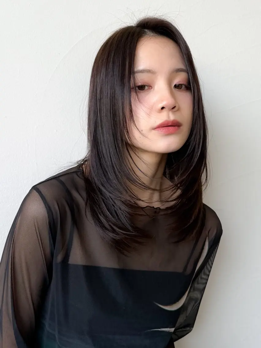 ミディアム カラー 艶カラー/ヘッドスパ ✨Ayariのヘアスタイル