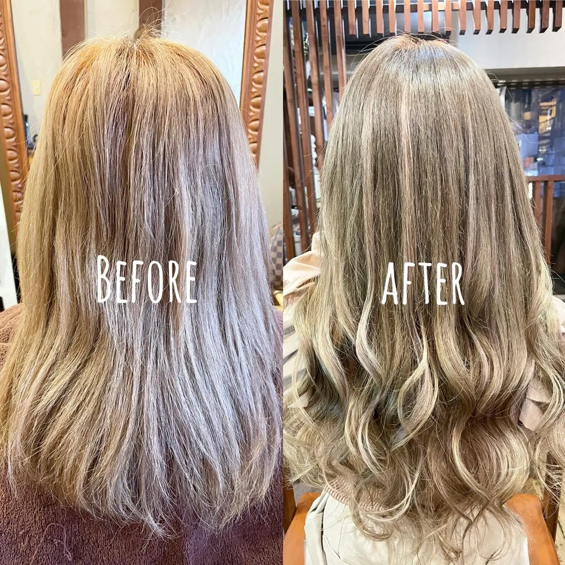 ロング シールエクステ エクステ カット ヘアカラー エクステ ❤️MASAKO❤️ 🌸🩷エクステ🩷のヘアスタイル