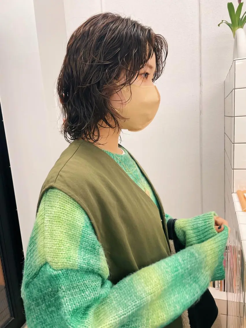 カット+パーマの写真