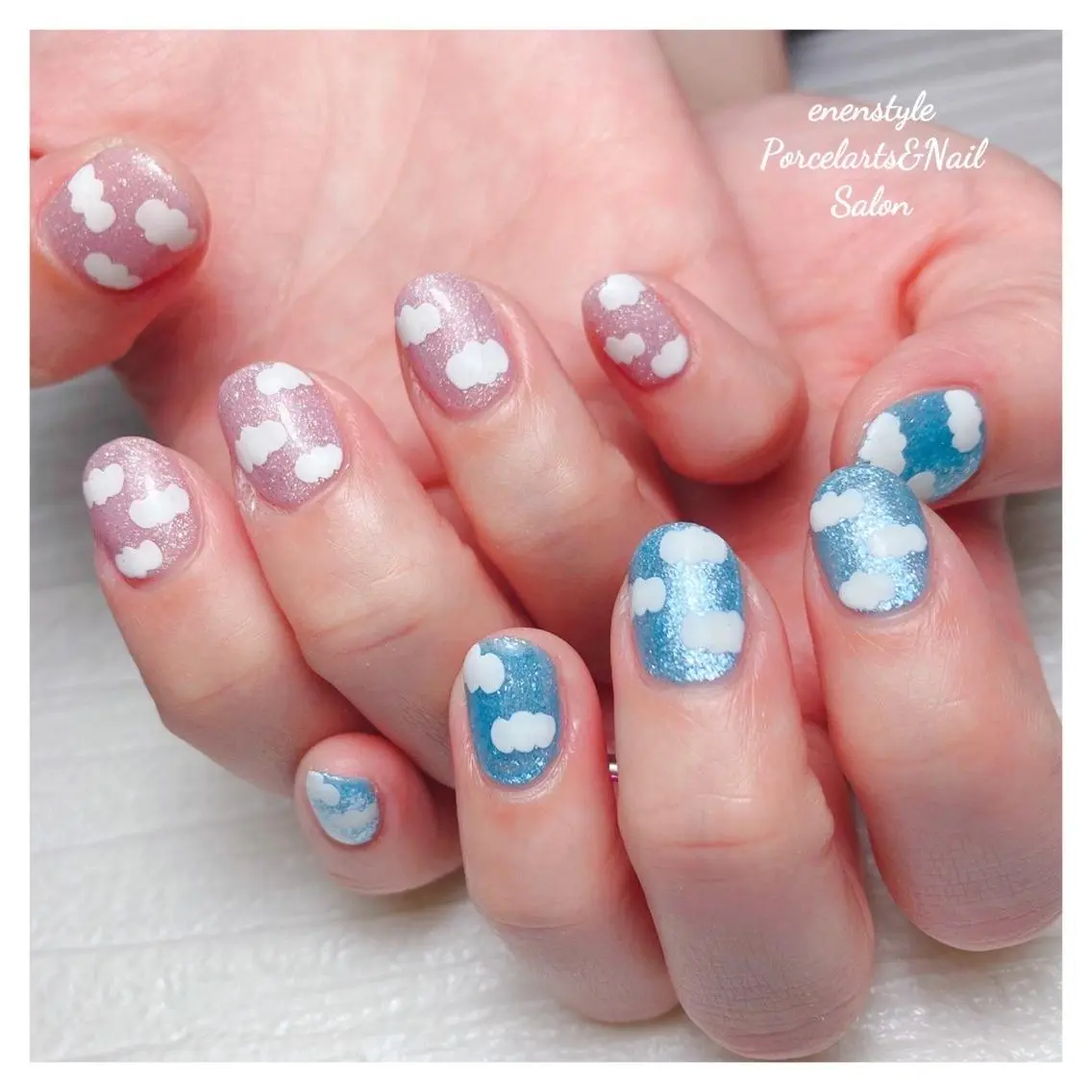 ミディアム ネイル 🐾enen style 🐾のネイルデザイン