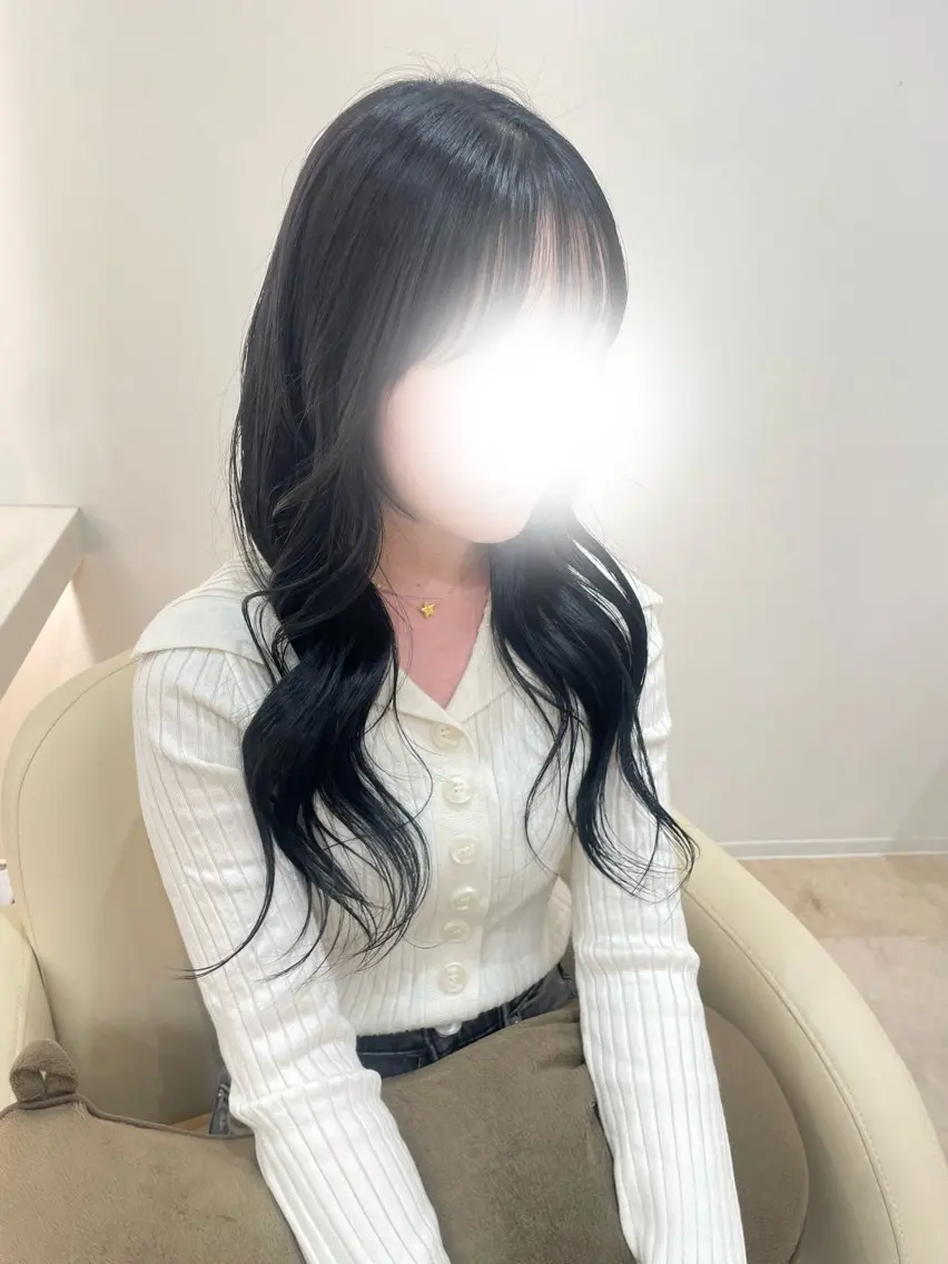 ロング カット ヘアカラー ANCHORウェリナ NOZOMIのヘアスタイル
