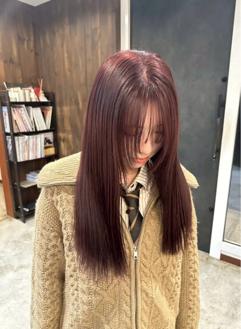 ロング カラー ヘアカラー トリートメント ShowBit ／mioのヘアスタイル