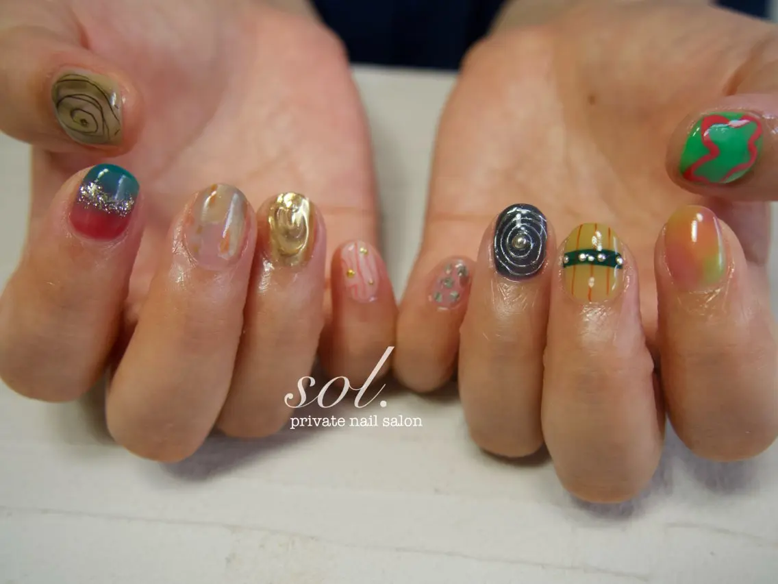 ネイル nailstudio SOL.のネイルデザイン