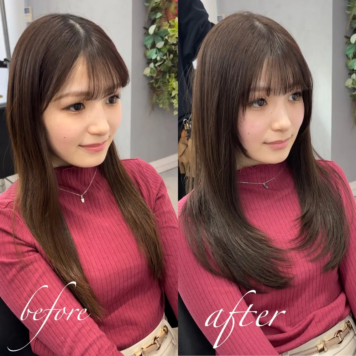 💍💎人気No.1メニュー💎💍カット＋イルミナカラー＋マスクトリートメント💋🇰🇷の写真