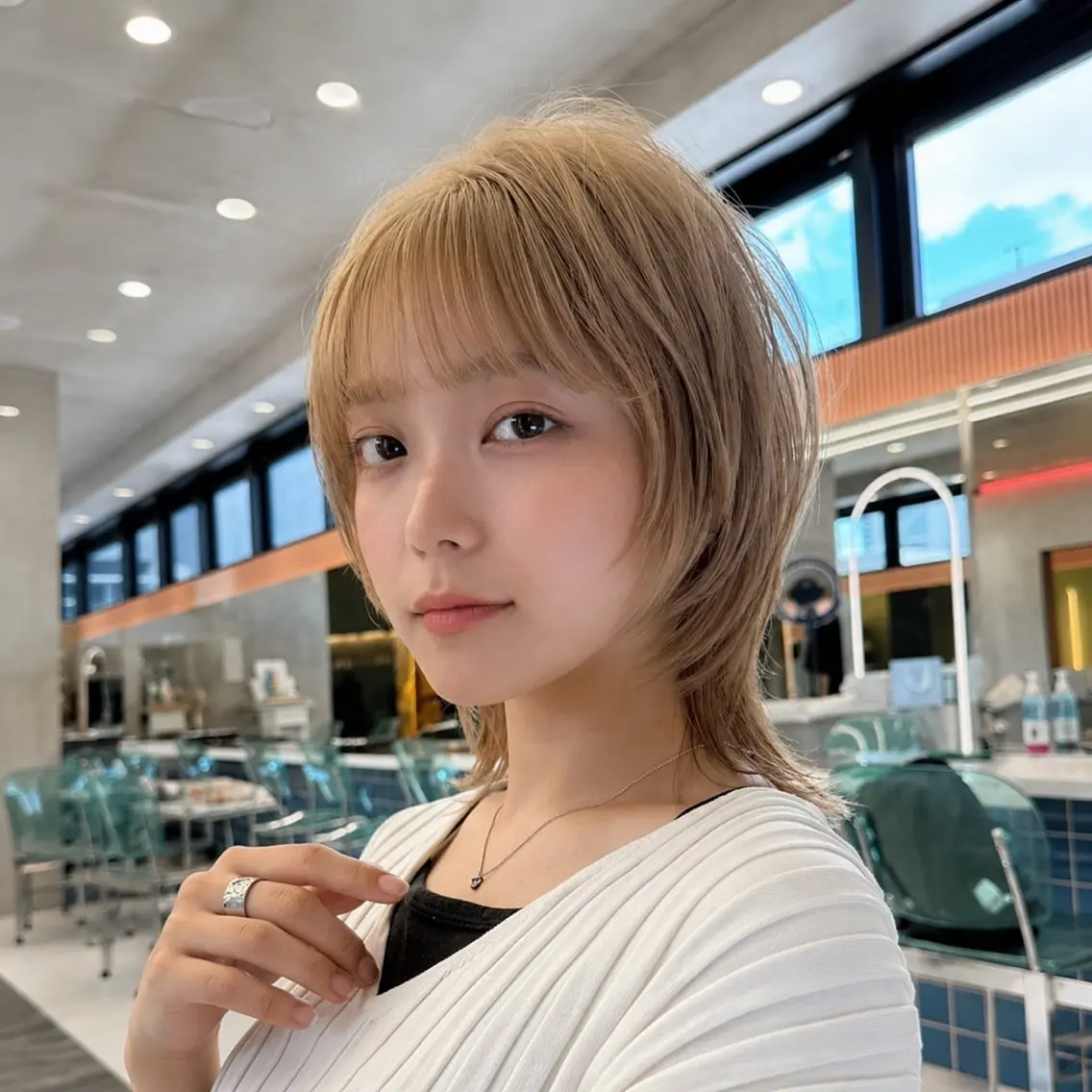 ミディアム カラー カット ヘアカラー トリートメント 🩷小川大輔🩷 ボブ/インナーカラーのヘアスタイル