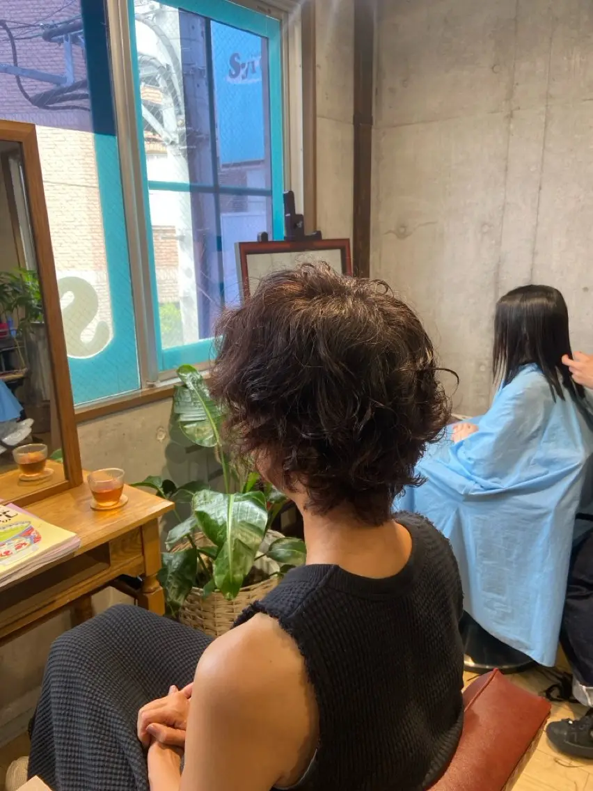 ショート パーマ カット パーマ 西内 亮太のヘアスタイル