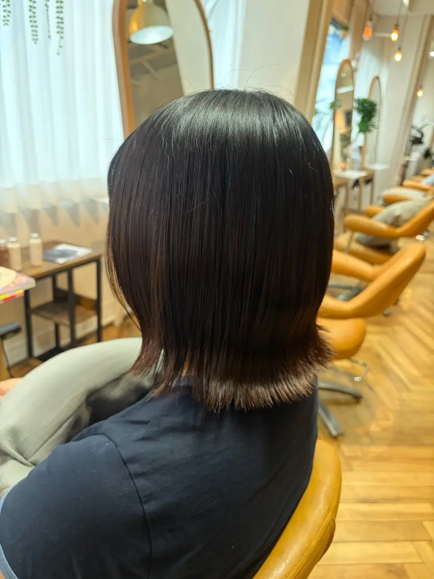 ミディアム トリートメント ヘッドスパ 秋月友那 TR&スパ モデル募集中のヘアスタイル