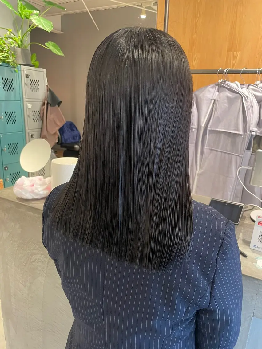 ミディアム 髪質改善 川口 雄大のヘアスタイル
