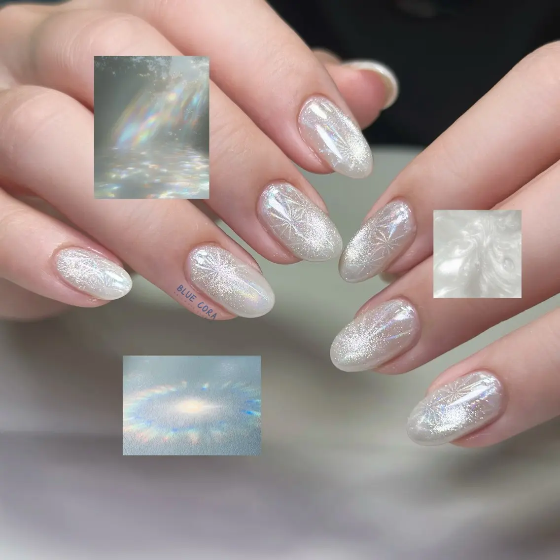 ネイル クリアネイル ハンドネイル ハンドケア BLUE CORAのネイルデザイン