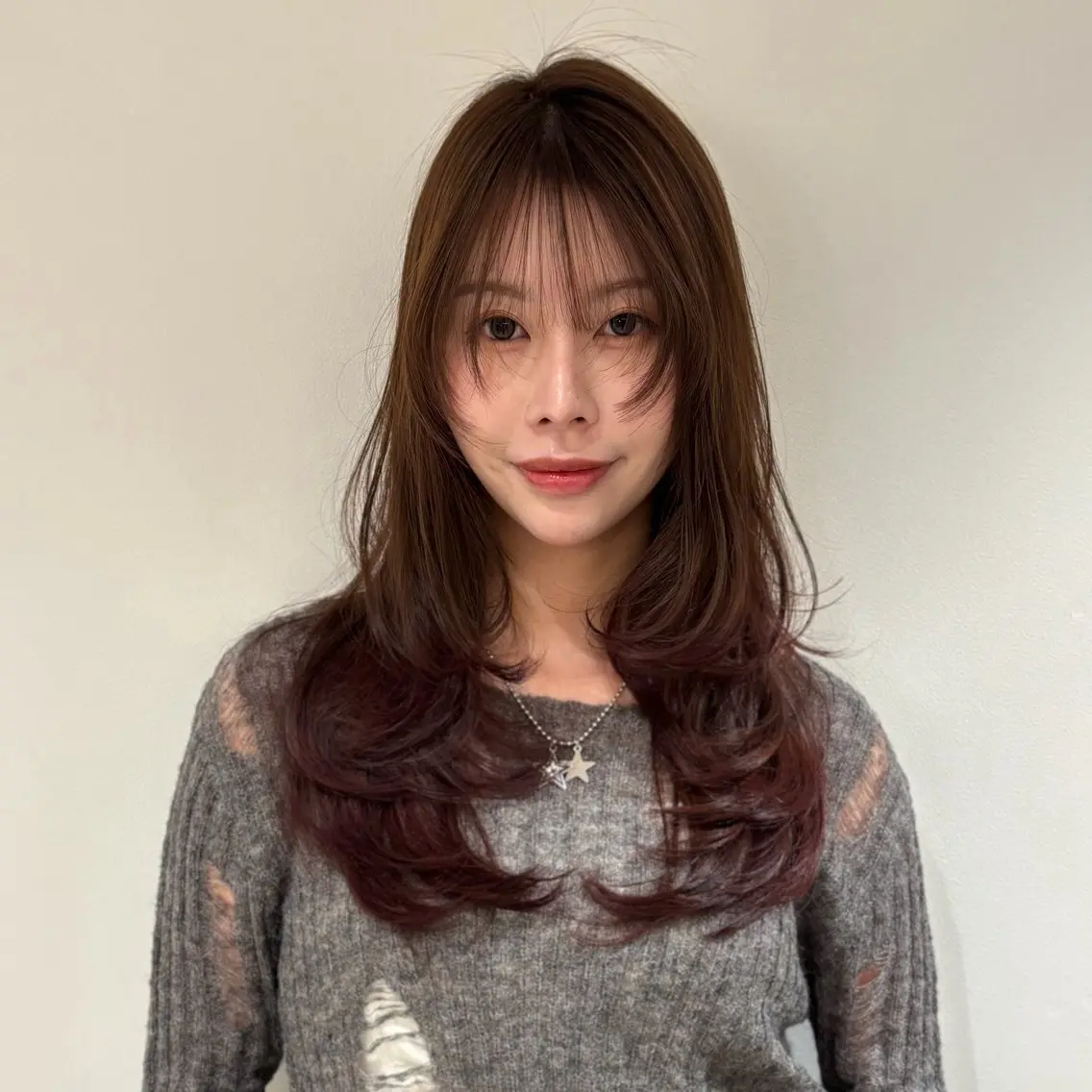 ロング 髙落 香帆のヘアスタイル
