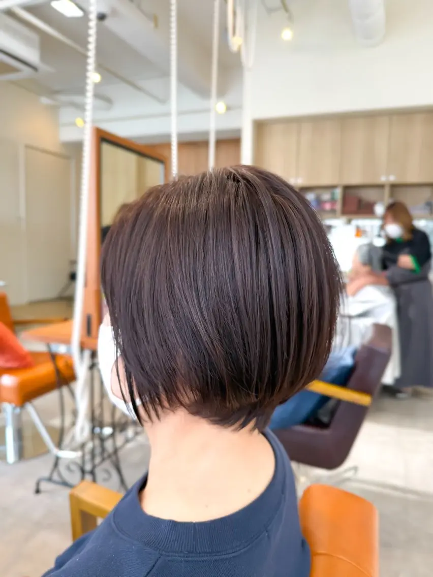 ショート カラー カット ヘアカラー 桃井 達哉のヘアスタイル