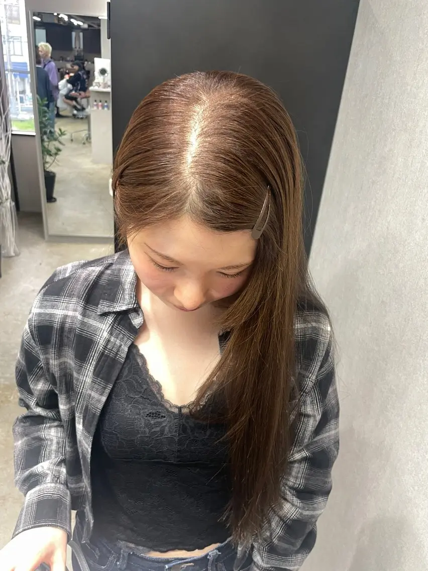 ロング カラー ブラウンカラー ヘアカラー ニュアンスカラー/ 🫧レミ(坊主)のヘアスタイル