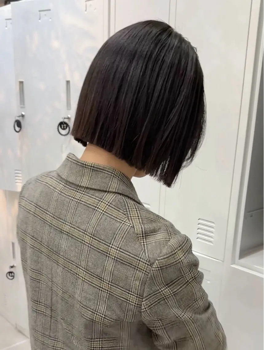 カット+ナチュラルストレートパーマ🫧の写真