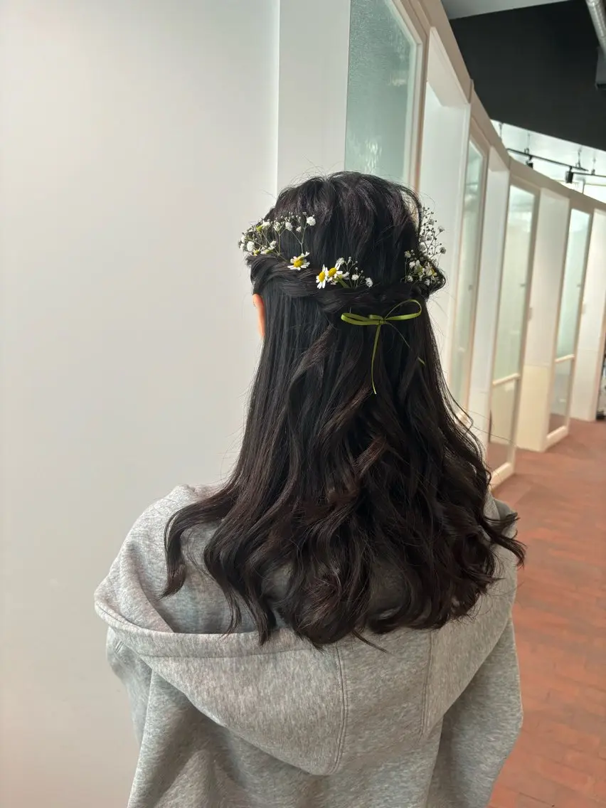 セミロング ヘアセット マンツーマン 縮毛矯正/マユコのヘアスタイル