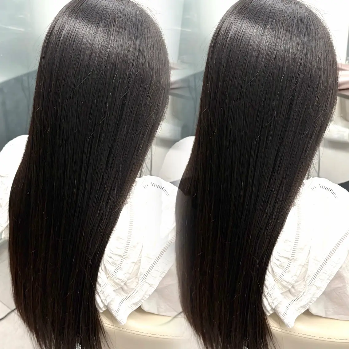 ロング 縮毛矯正 TheEctilo 江坂 miku🐼のヘアスタイル