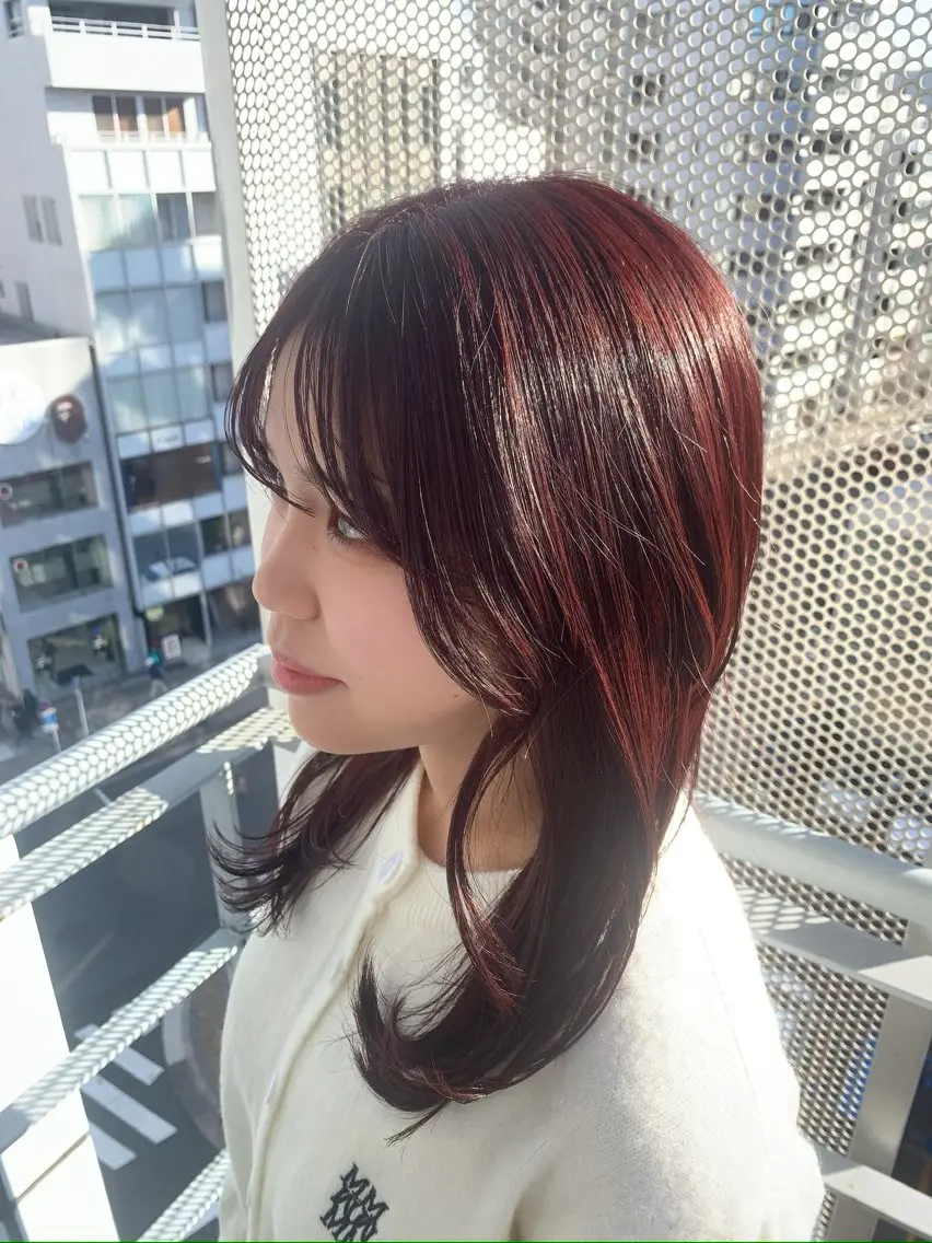 カラー CHIE艶カラー& 癒しヘッドスパ🌿のヘアスタイル