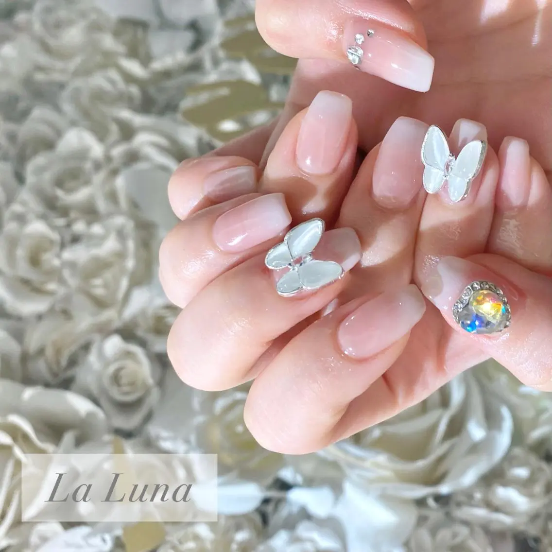 ネイル ハート LaLuna🌙 Natsukiのネイルデザイン