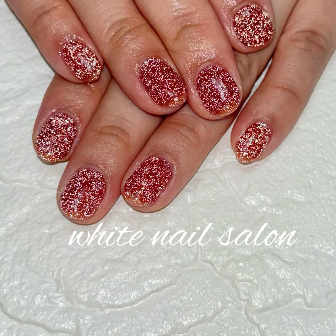 ネイル フラッシュネイル ホワイト ハンドネイル white nail salonのネイルデザイン