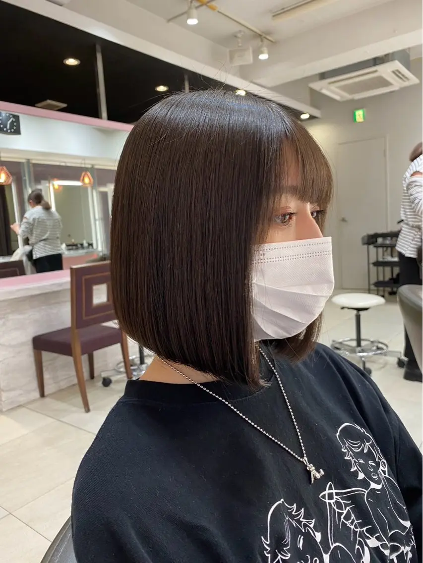 ショート モテ髪🫧赤み消し カラー表参道きょうこのヘアスタイル