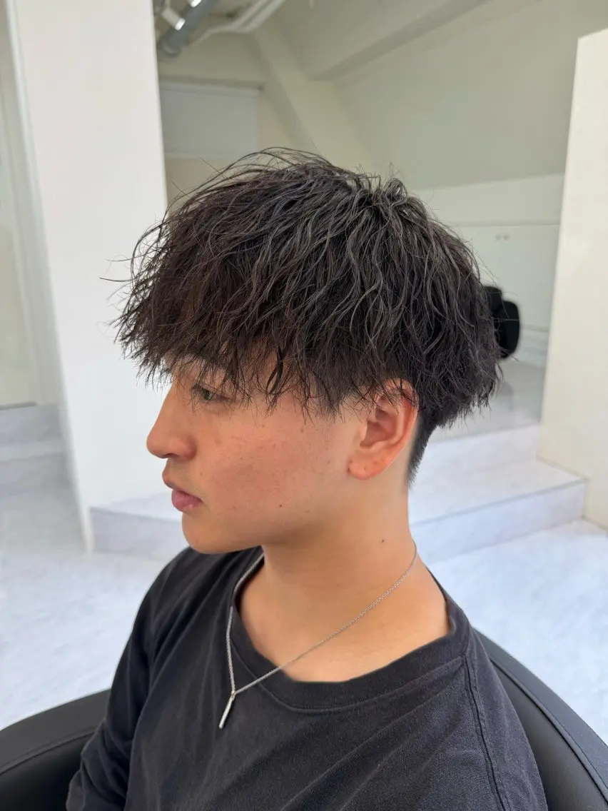 メンズ限定💪💪カット➕ツイストスパイラルパーマor波巻きパーマの写真