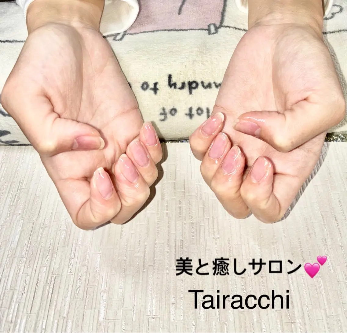 ネイル 長さ出し ジェルネイル ネイルチップ ハンドネイル ハンドケア Tairacchi タイラッチのエステ・リラクイメージ