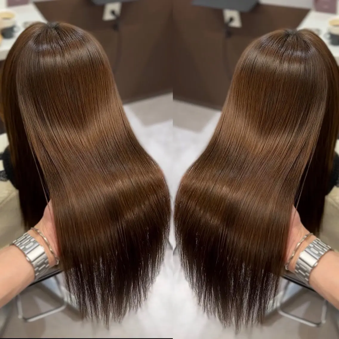 ロング 縮毛矯正 【Coby代表】 美髪特化♡ RYOのヘアスタイル