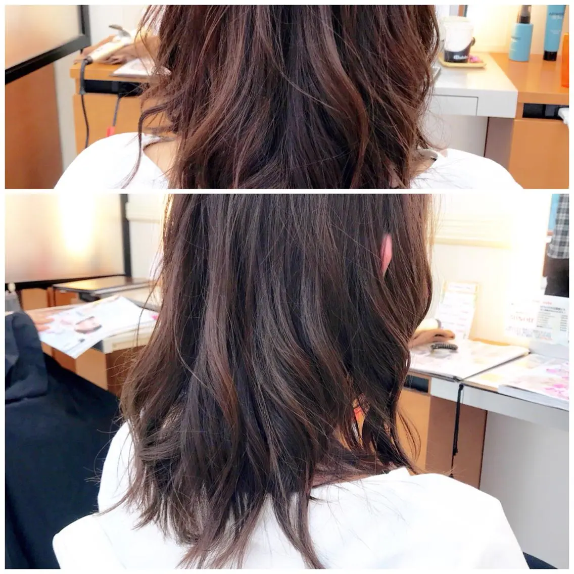 ミディアム カラー 透明感カラー グレージュ 外国人風カラー カット ヘアカラー 奈良崎 和弘のヘアスタイル